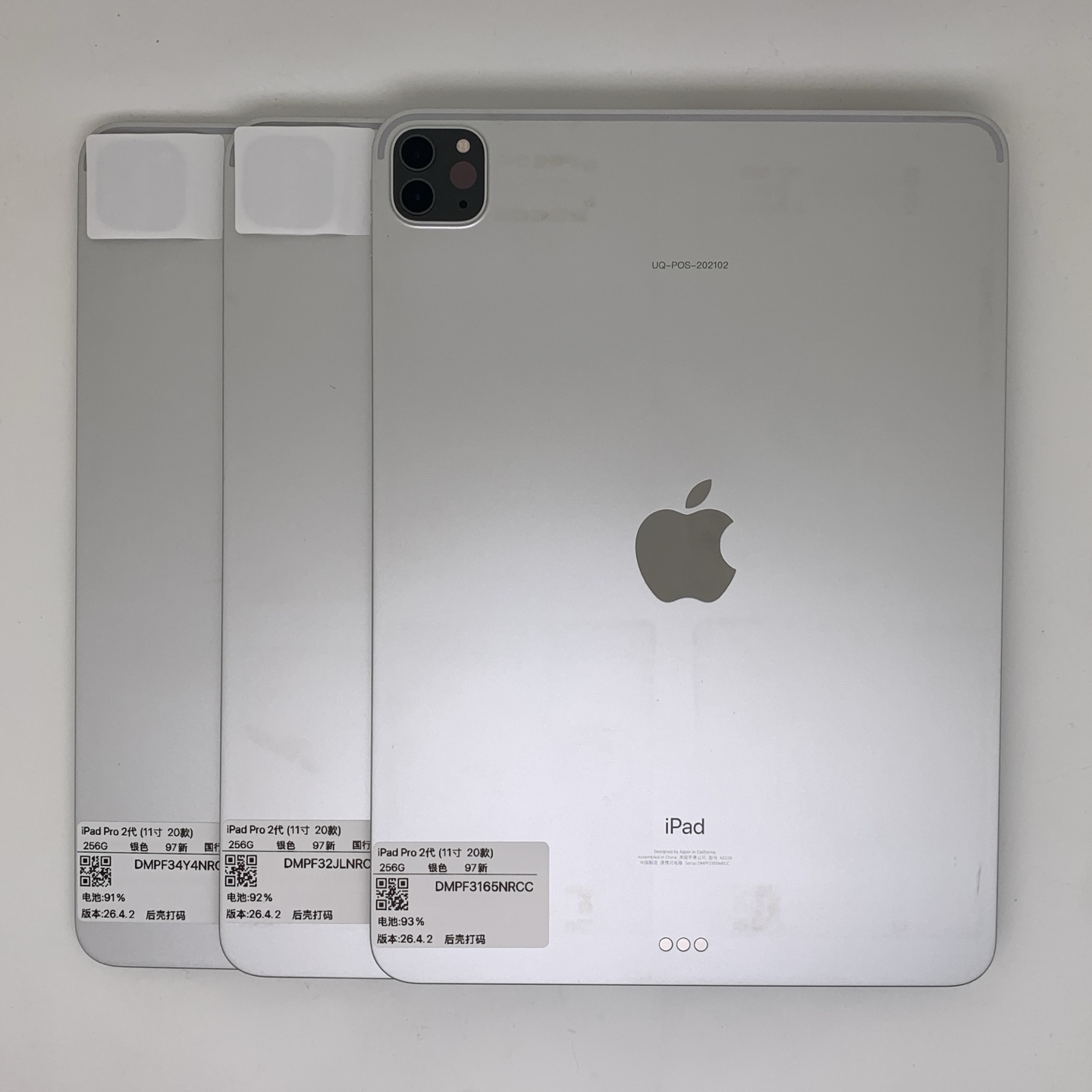 iPad Pro 11-inch (2020), Silver, Approx. 97% appearance